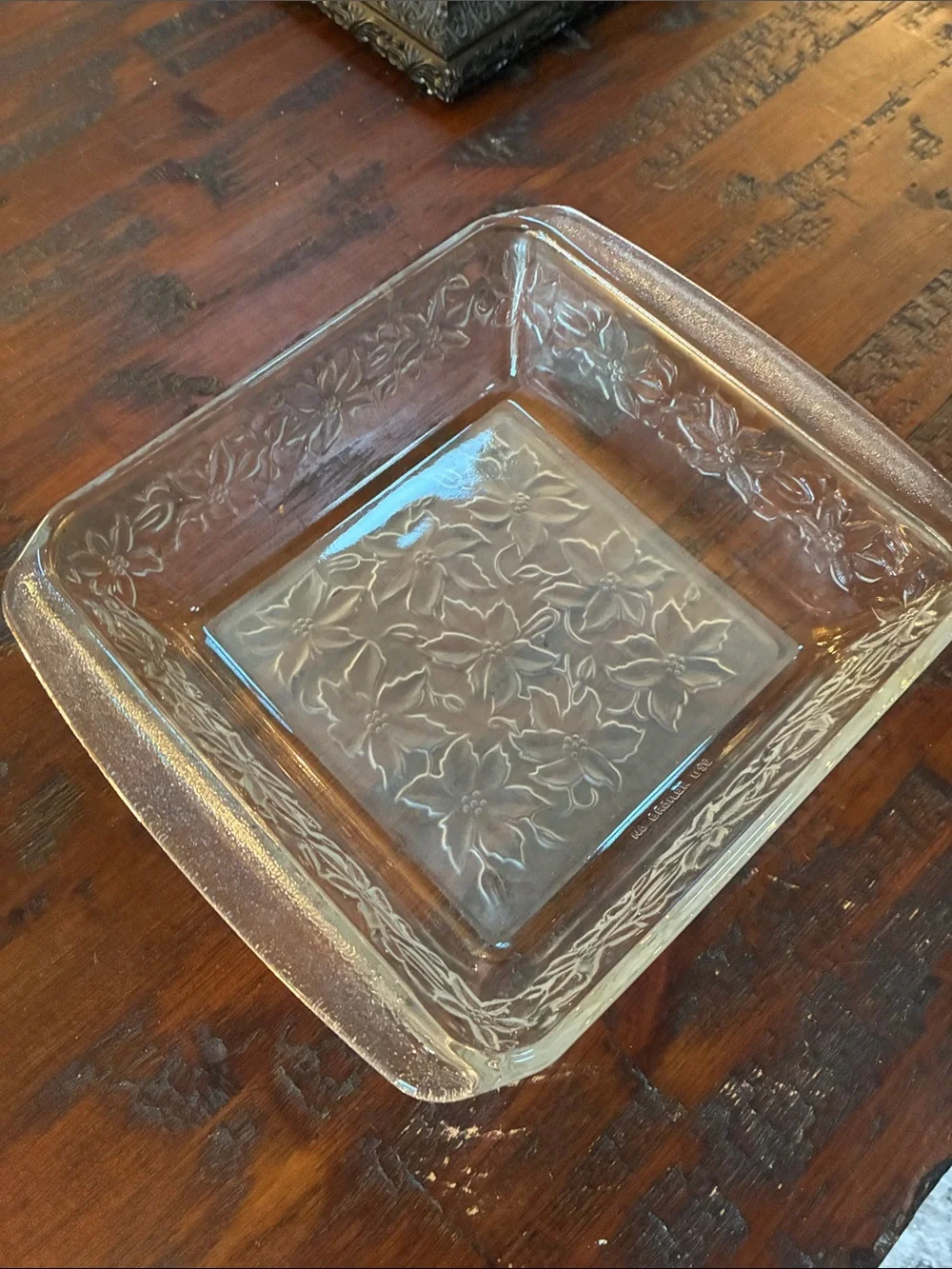 Princess House Fantasia 8x8 square Crystal Baking Dish